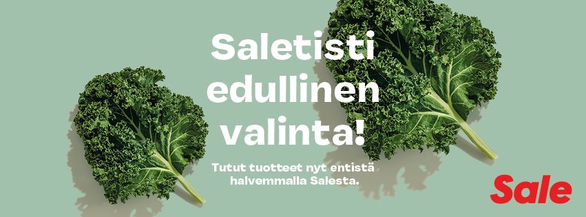 Sale, saletisti edullinen valinta