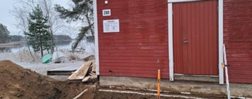 Haapalahden kalasatamarakennus