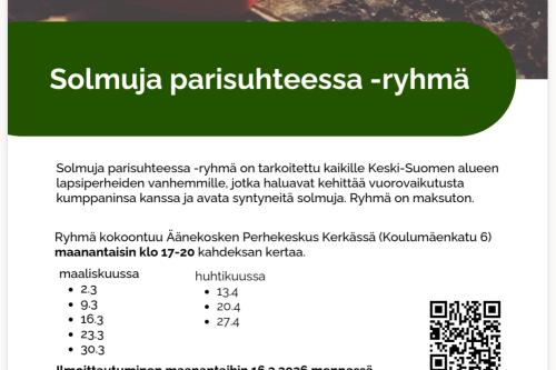 hva tiedottaa solmuja parisuhteessa -ryhmä