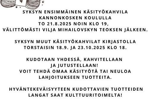 käsityökahvila